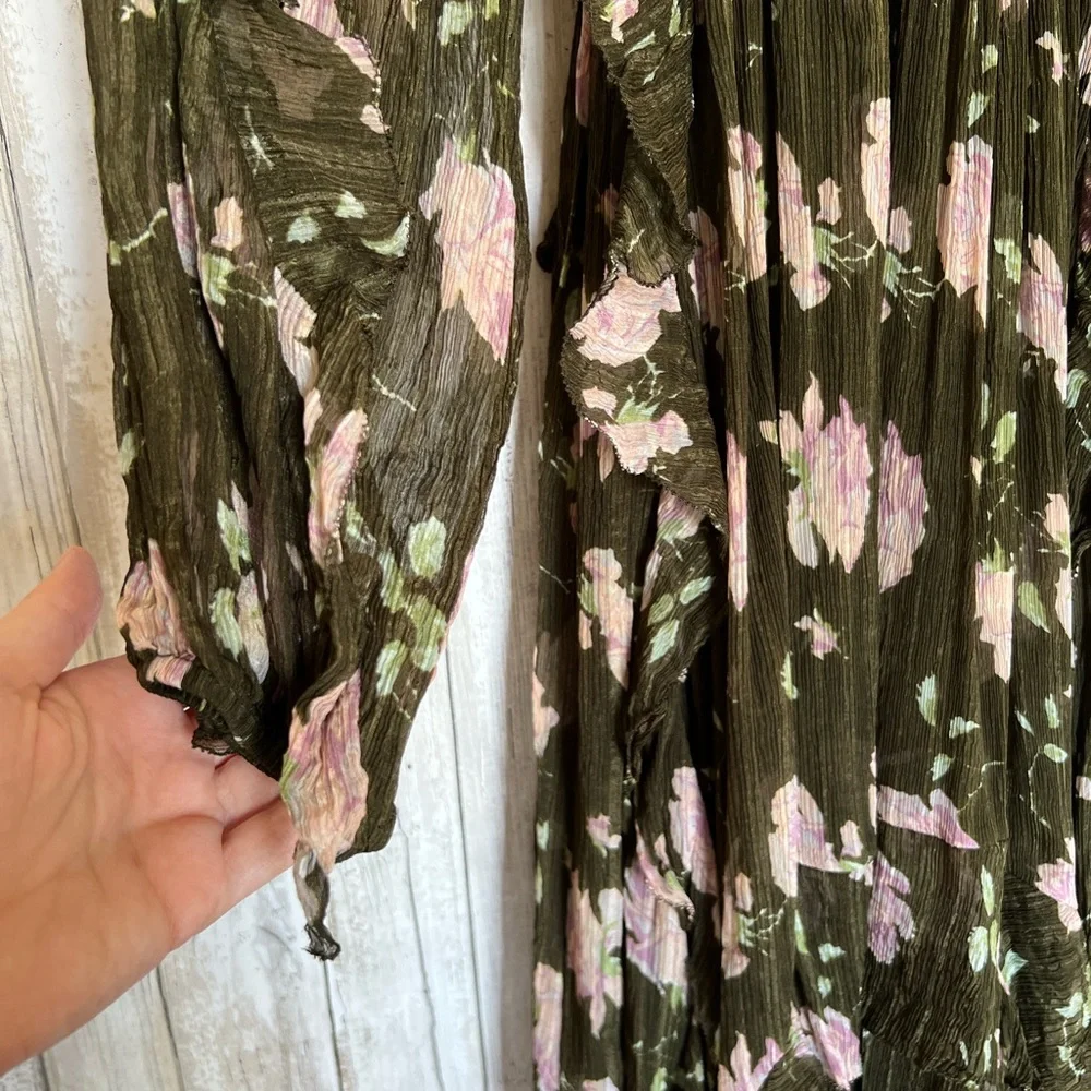 Ulla Johnson Lorelei Floral Ruffle Midi Dress